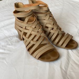 Qupid Heeled Strappy Sandal